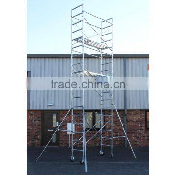 Scaffold Tower 7.5m Mobile Scaffolding Heavy Duty DIY Platforms Galvanised Steel