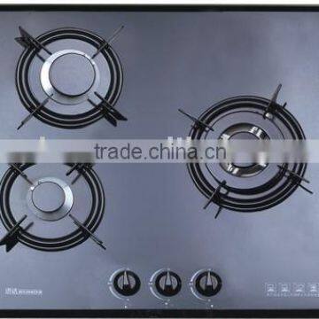 3 burners built in European style Sabaf burner gas hob