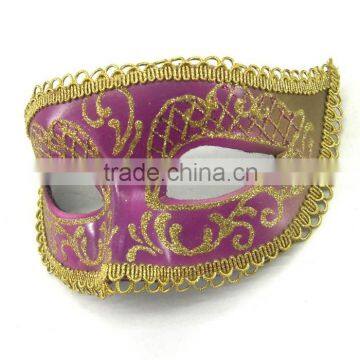 Custume Carnival Accessories HT-HF032 Plastic Half Face Party Eye Mask and Charistma Party Eye Mask photo-2