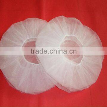 White Nonwoven Bouffant Cap Disposable Medical Clip Cap CE ISO FDA