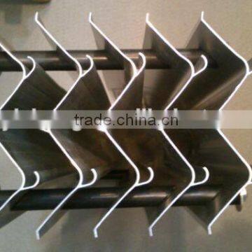 Aluminum profile for water retaining plate