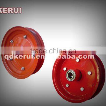 China High Quality 3.50-4, 3.50-8, 4.00-8 wheelbarrow wheel steel rim