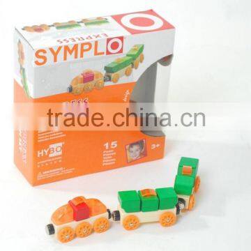 Wooden train sets toys for children