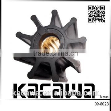 Marine engine water pump impeller