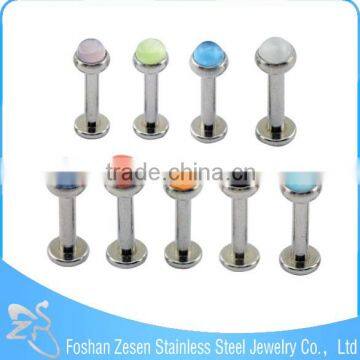 2016 Stainless Steel 16g Lip Rings Piercing Labret Jewelry Piercing Labret Studs