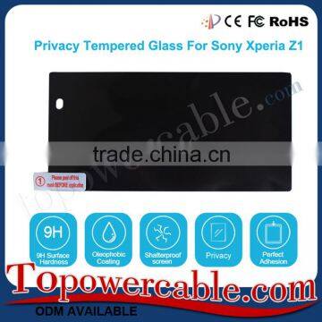 Ultra Slim Anti-Spy Privacy Tempered Glass Screen Protector For Sony Z1