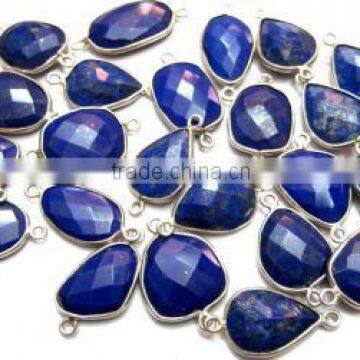 Lapis Lazuli Connectors in Sterling Silver 925