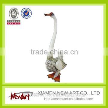 Popular Hand Made White Duck Planter Decorative
