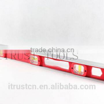 Plastic AndAluminium Spirit Level With Magnetic 3 Level Bubble MT2014 photo-2