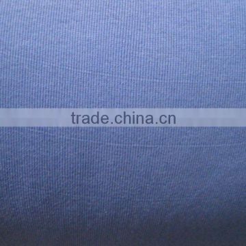 1*1 65% polyester 35% cotton solid rib fabric