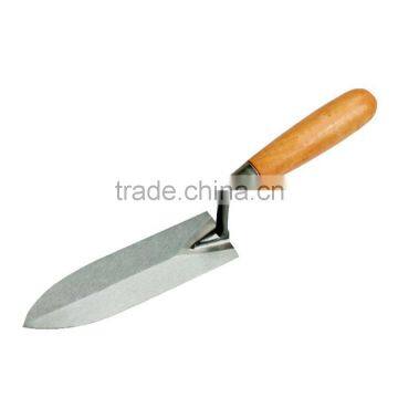 mirror polish stainless steel plastering trowel with wooden handle