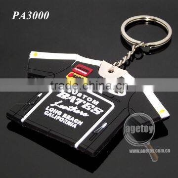 Rubber T-shirt Keychain