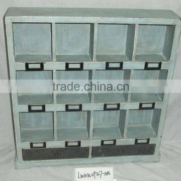 Antique wooden outdoor storage cabinet with pigeon holes unit                        
                                                Quality Choice
