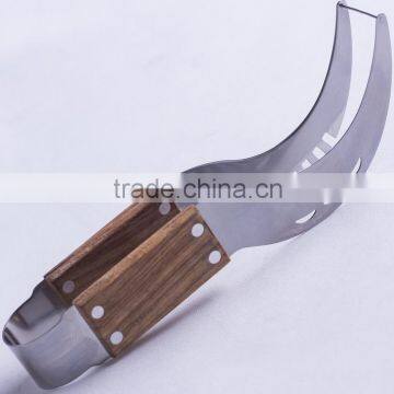 Hot sale amazon cut watermelon slicer with wood handle