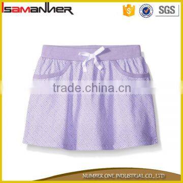 Custom Girls Fancy Play Tennis Gym Short Hot Stylish Children Mini Skirt Supplier's Choice photo-4