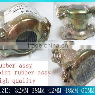 Excavator rubber assy joint rubber assy for 32mm 38mm 42mm 48mm 60mm