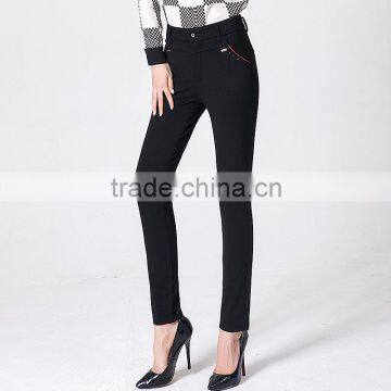 New Autumn Winter Ladies Casual Fashion Pencil Pants of Tall Waist Elastic Long Pants photo-2