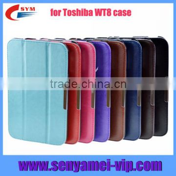 NEW PU Leather Folio Smart Case for Toshiba encore WT8