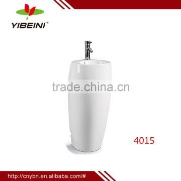 Factory price wall hung ceramic pedestal wash basin