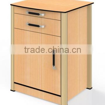 ABS material MDF Plate Bedside Cabinet (wood Cabinet,Hospital Cabinet)