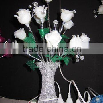 For festival christmas lights led flowers vase light