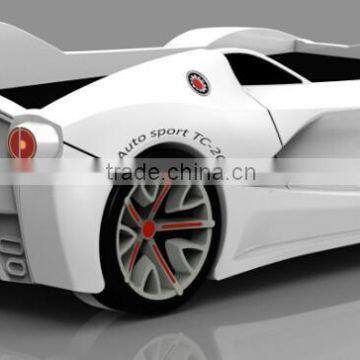 Boy Girl Kids Children Race Car Bunk Bed for Bedroom Furniture photo-6