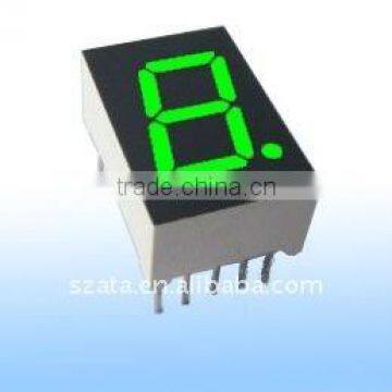 good quality single digit seven segment led display with green digit