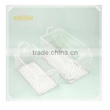 Wholesale Home decoration metal wire Fruit Basket