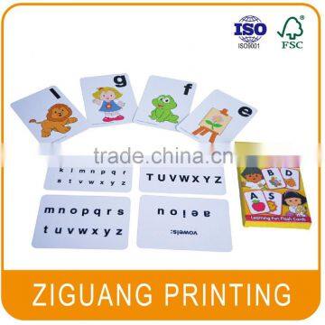 Custom design baby learning cards