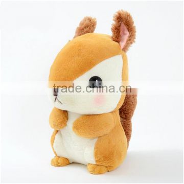 Custom Cute Stuffed Animal Plush Soft Squirrel Toy