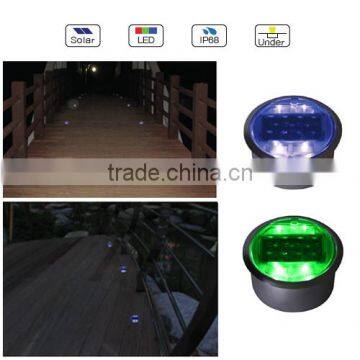 Stainless Steel Jacket Solar Powered(Charging) Outdoor Ground LED Brick Light MS-6040(Waterproof IP68) photo-3