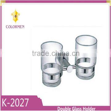 Wholesale Price High Quality Stainless Steel Bathroom Fitting Double Glass cup Holder