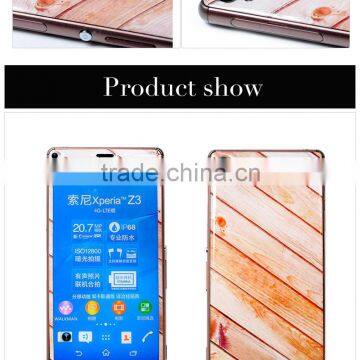 Factory Wholesale epoxy gel skin TPU Case For sony z3 Case