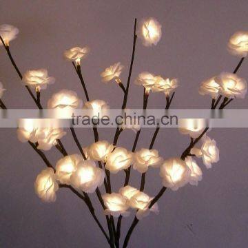 white rose wedding lights