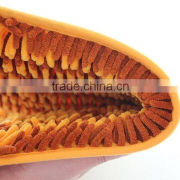 Color Chenille Bathroom Floor Mat Carpet With Anti Slip Base photo-6