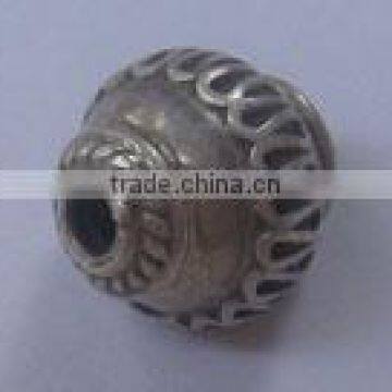 plain silver beads