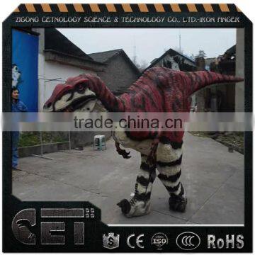 Cetnology-dinosaur costume puppet Halloween Mascot costume