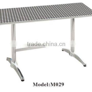 Anti-rust aluminium furniture hotel restaurant cafe outdoor dinning set M029.