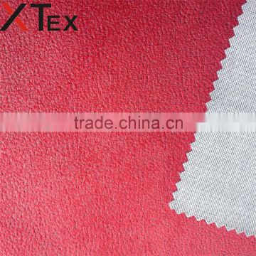 manufacturer embossed bronzed suede fabric for upholstery, stylish imitation leather price per meter for sectional sofa