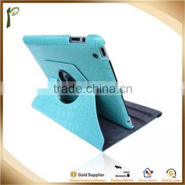 Popwide newest 2014 Candy Colors Crocodile Leather Case for ipad air2 case