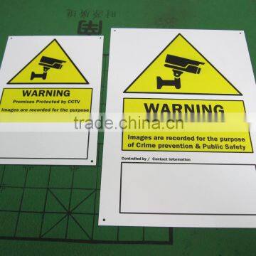 A4/A3 CCTV pvc sign in 1mm (M-CS064)