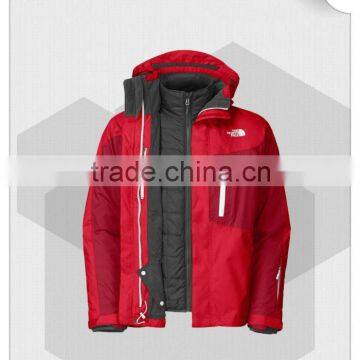 winter warm and windproof coat 3 in 1