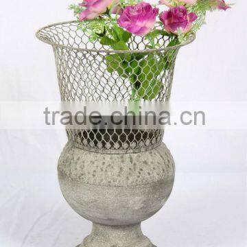 French antique bronze vase for home decor