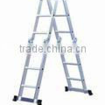 Super Extension Platform Aluminium Ladders with EN 131