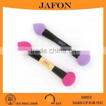 Dual end latex free makeup sponge stick beauty cosmetic blender makeup sponge