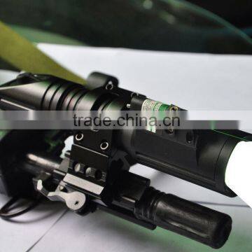 Tactical Green Laser Sight and 1000 Lumen Led Cree Flash Light Combo for Long Gun photo-2