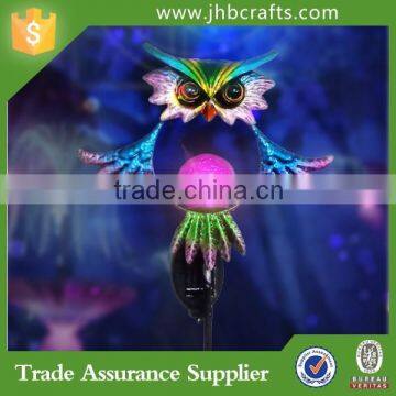 Handmade Metal Crafts With Solar Lighting Garden Decoration Wholesale