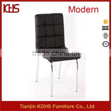 china supplier metal frame american stype modern black pu dining chairs