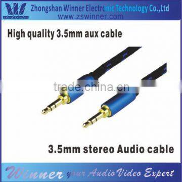 3.5mm mini plug stereo audio cable for microphone