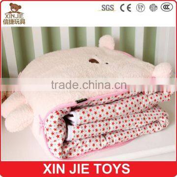 Office Lady Noon Break Pillow and Blanket Students Rest Cushion and Blanket Quality Choice photo-5